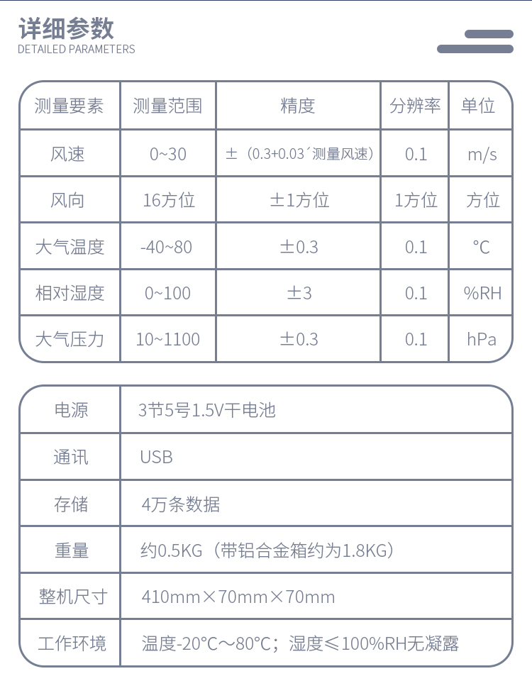 手持气象站